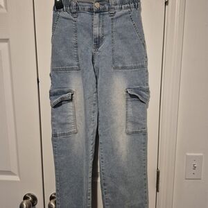 GOGO Light Blue Flare & Wide Leg Jeans